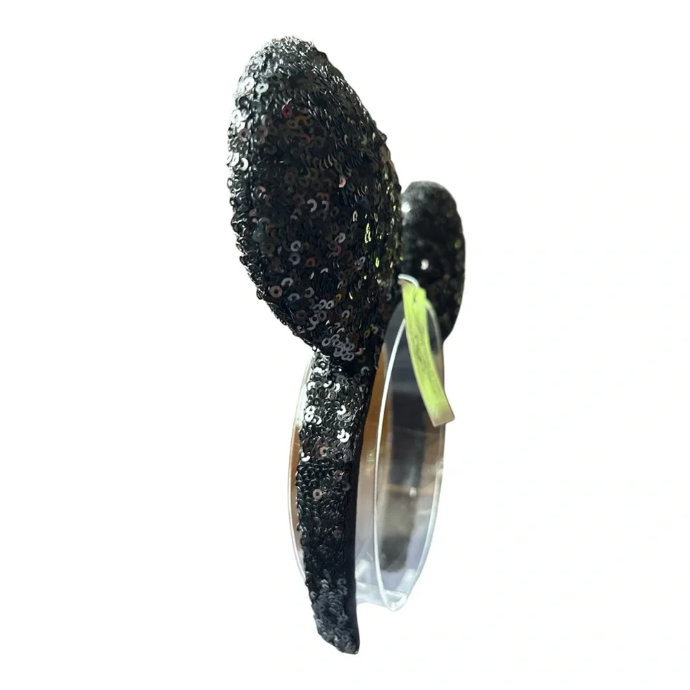 Disney Mickey Mouse Black Sequin Ears Headband NWT 10 - Picture 4 of 4